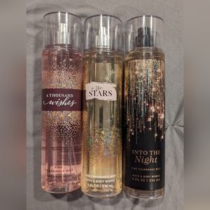 Bath and Body Works Fine Fragrance Mist Bundle